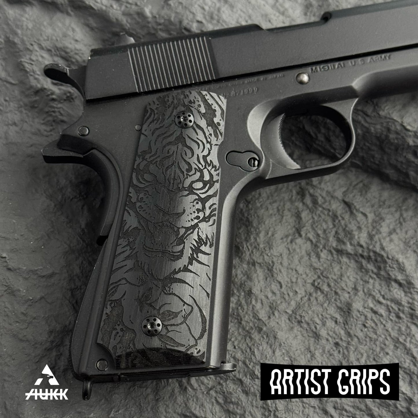 1911 Full Size Composite material Pistol Grips Tiger