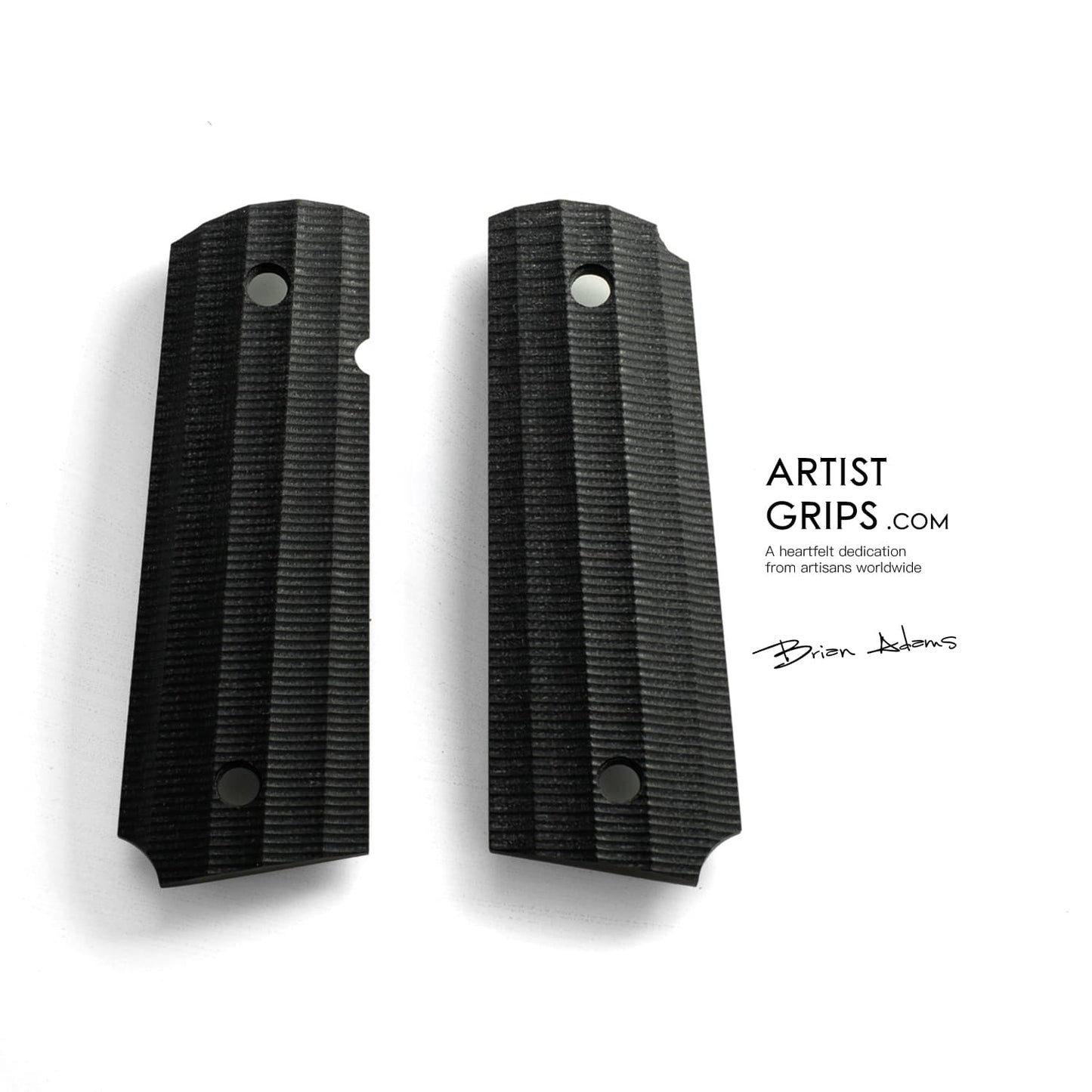 1911 Full Size High-strength Composite Material Pistol Grips Relief Sculpture Ripple