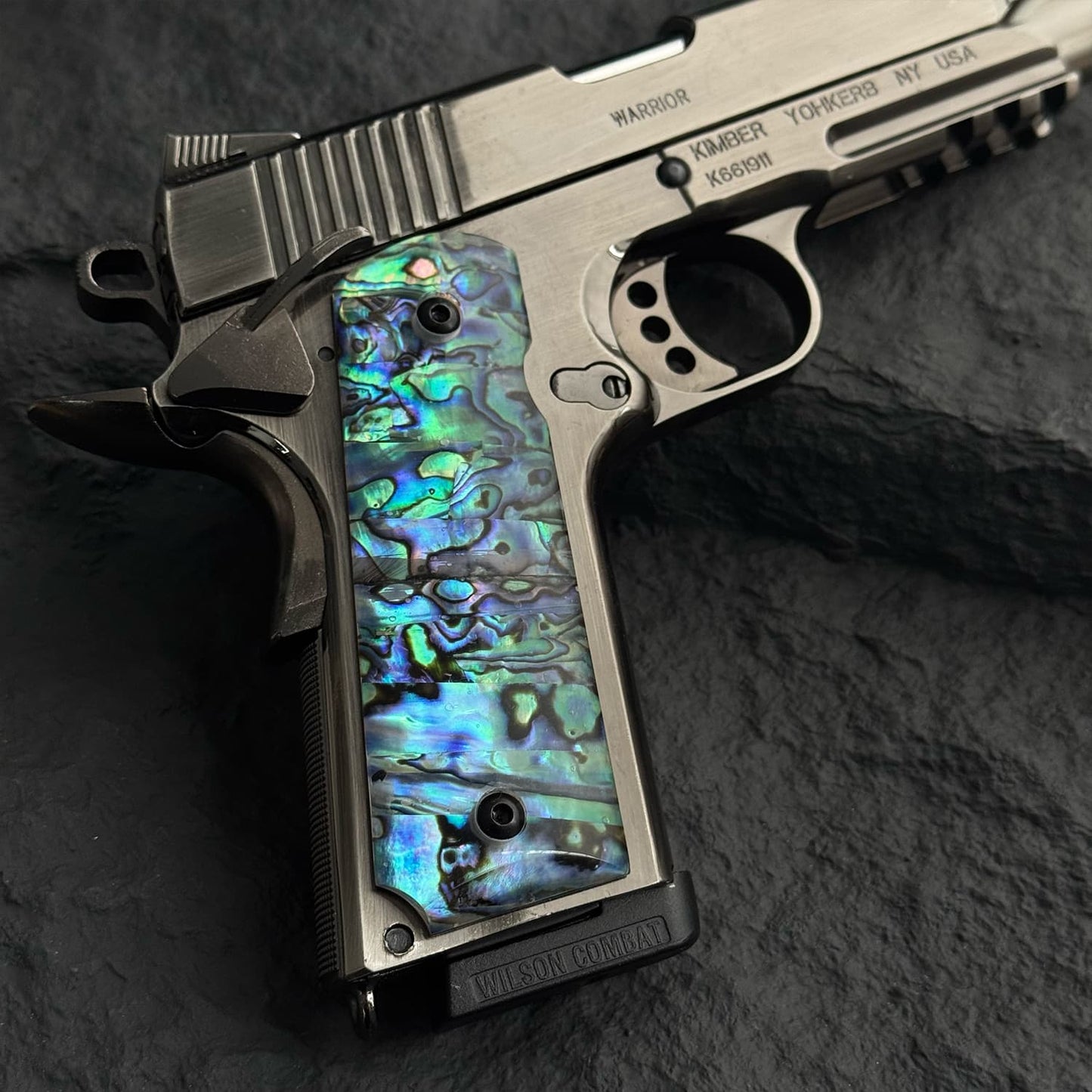 1911 Full Size New Zealand abalone shell Pistol Grips