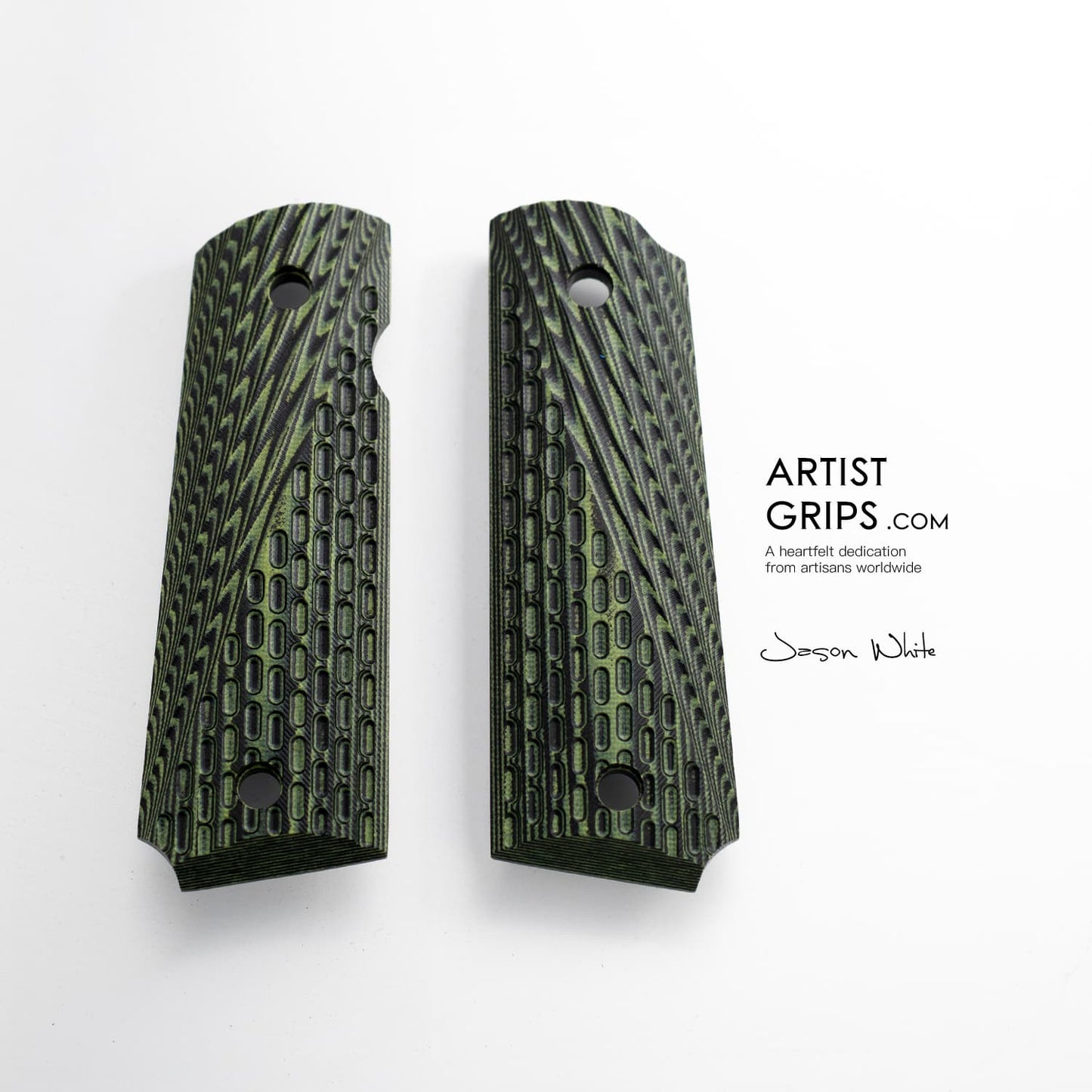1911 Full Size Micarta Composite Material Pistol Grips D1