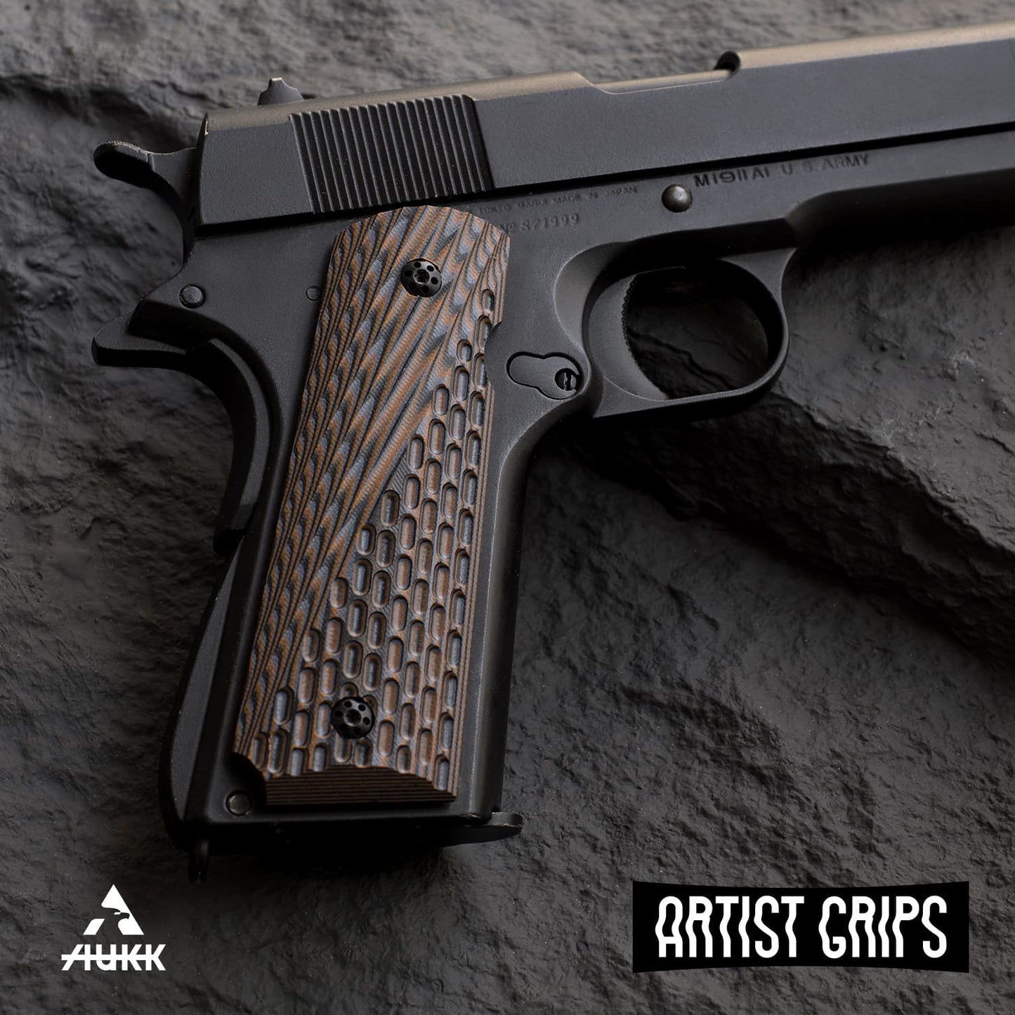 1911 Full Size Micarta Composite Material Pistol Grips D1