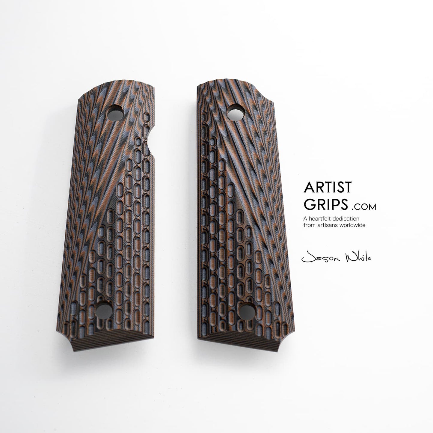 1911 Full Size Micarta Composite Material Pistol Grips D1