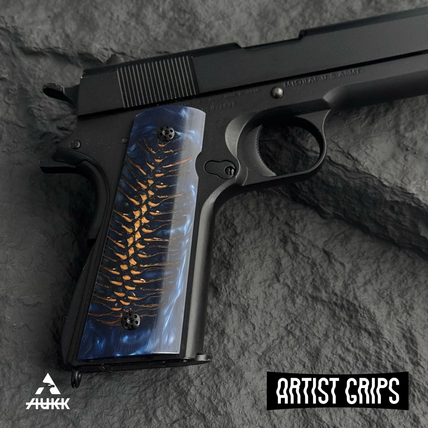 1911 Full Size Pinecone combined with epoxy resin Pistol Grips
