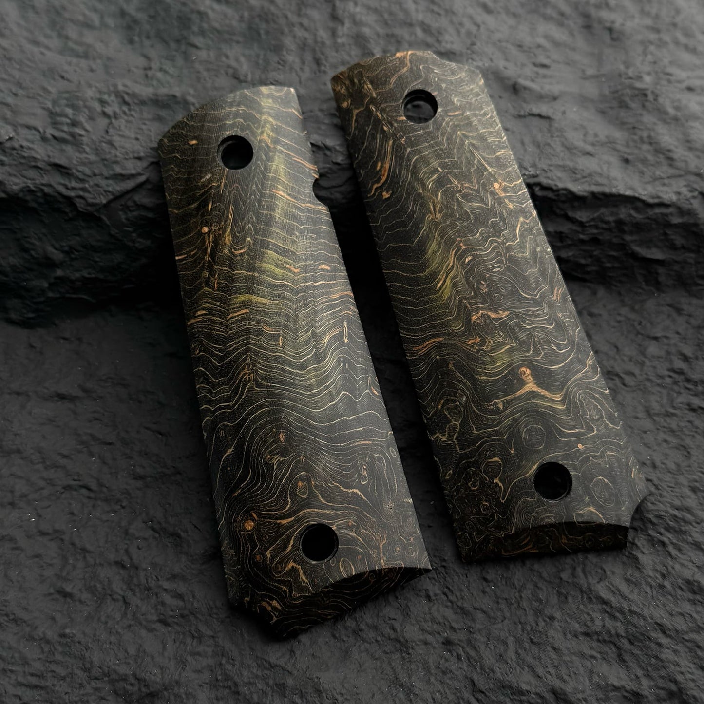 1911 Full Size Tree Stable Wooden Pistol Grip Wizard of Oz
