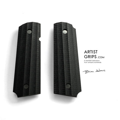 1911 Full Size High-strength Composite Material Pistol Grips Relief Sculpture Ripple