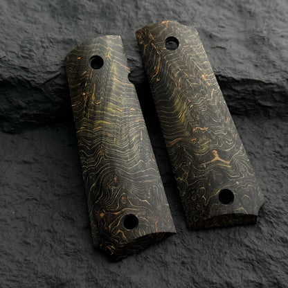 1911 Full Size Tree Stable Wooden Pistol Grip Wizard of Oz